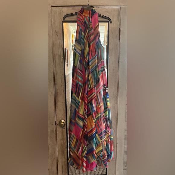 Anthropologie - Ranna Gill Colorful Geometric Maxi Dress size M - Picture 3 of 7